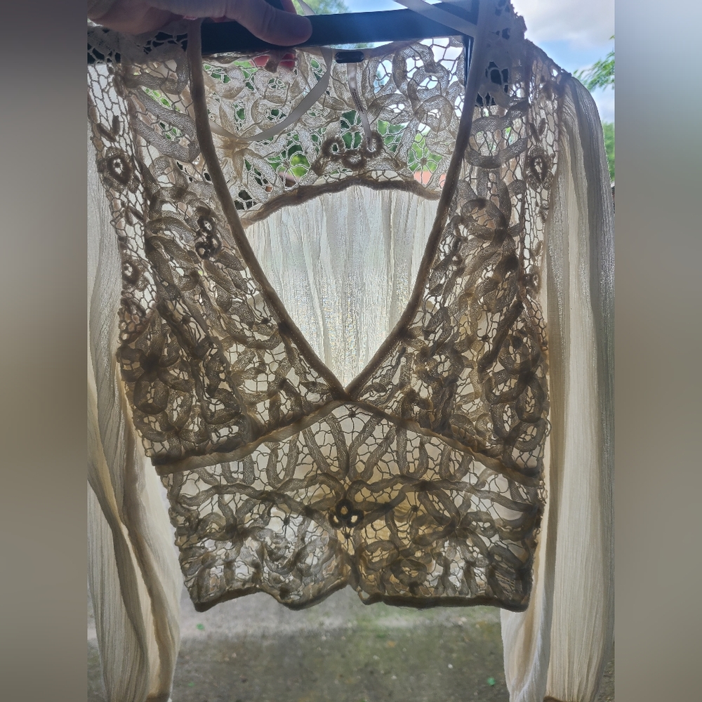 Free People Lace Top XS